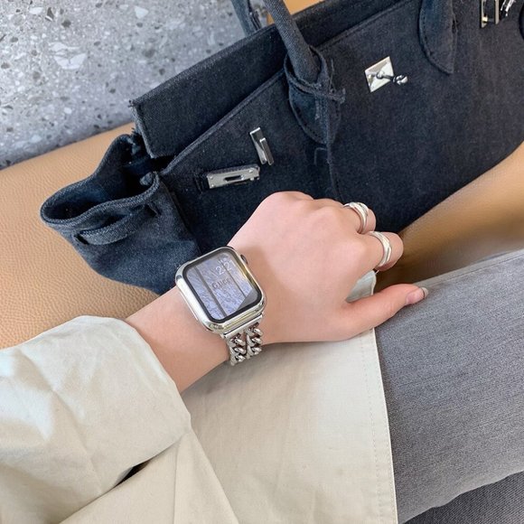 NEW Adjustable Stainless Wrist Strap Band For Apple Watch - Sliver - Picture 3 of 16